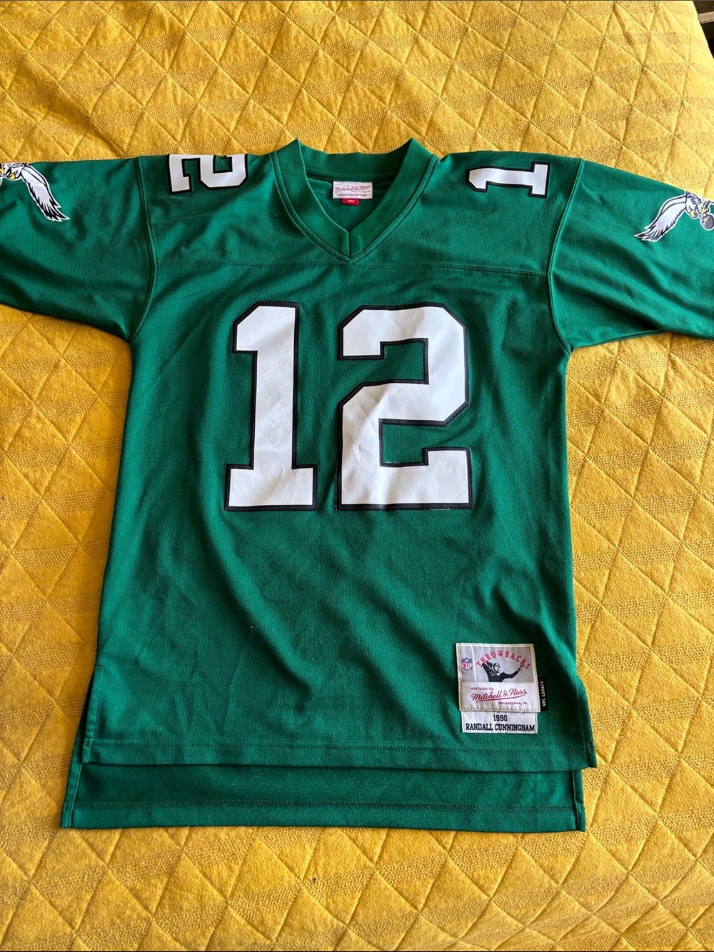 NFL EAGLES Cunningham 12 Throwback MITCHELL & NESS 36 small